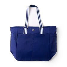 Versatile And Stylish Navy 17 X 16 Nylon On The Go Tote Bag With Shoulder Straps