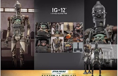 IN STOCK!Hot Toys TMS104 Star Wars The Mandalorian IG-12 1/6 Action Figure Model