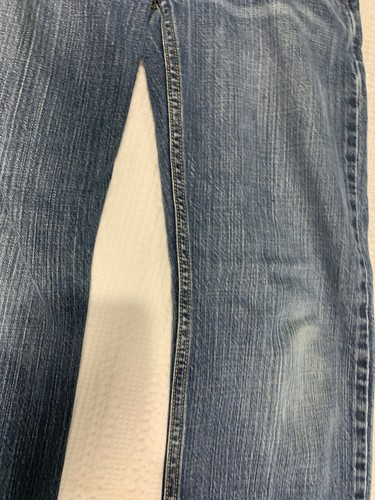Levi Strauss 514 Red Tag Denim Jeans Waist 25” Inseam 27” Medium Blue - Picture 7 of 21