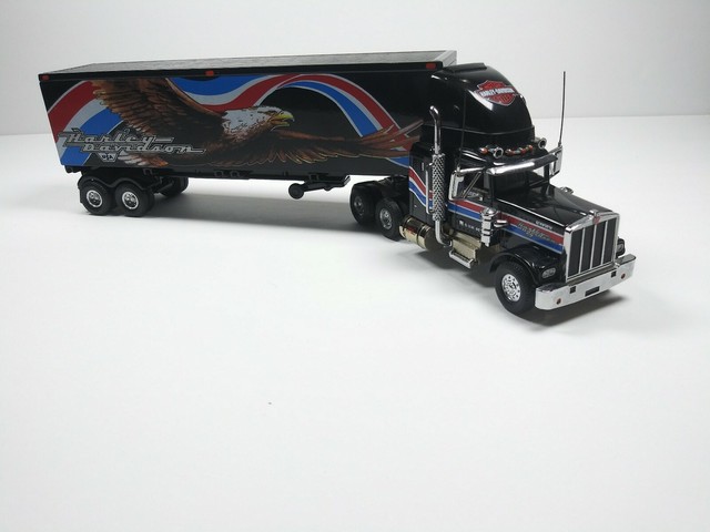 harley davidson diecast semi truck