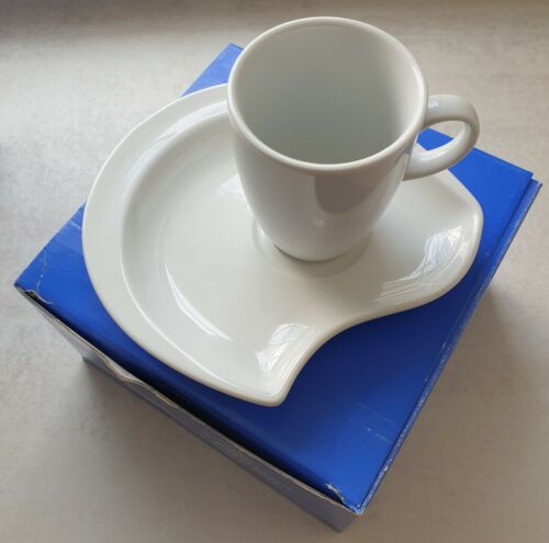 Seltmann Weiden Porzellan * Sketch Uni * Cappuccino Tasse+Untertasse * NEU+OVP - Bild 1 von 6