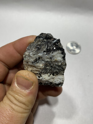 Emerald And tourmaline On Matrix Small Display Crabtree Mine