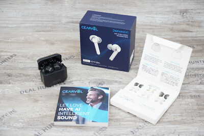 Diamond X1 OTC Hearing Aids Rechargeable with Bluetooth Customizable BLACK