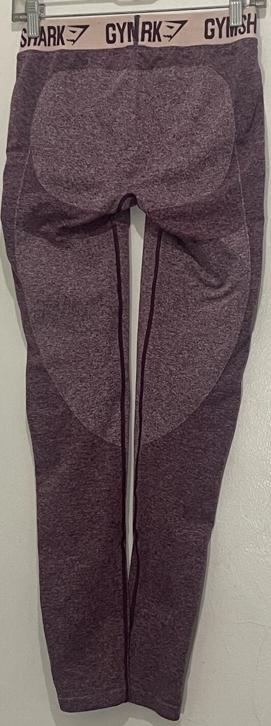 gymshark flex dark marl blush nude preowned leggings