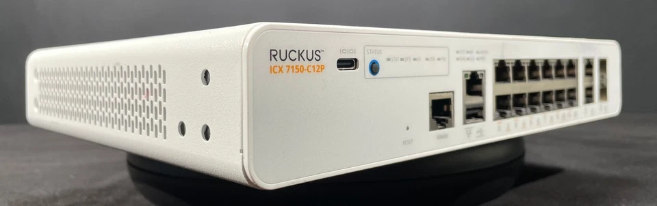 Ruckus ICX7150-C12P-2X10GR 12-Port Managed Compact Switch - Same Day Shipping - Image 2 of 4