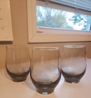 MCM Libbey Vintage TEMPO Smoke Gray Juice/ Rocks Glass Set - Quantity 3 - 10 Oz — photo 1