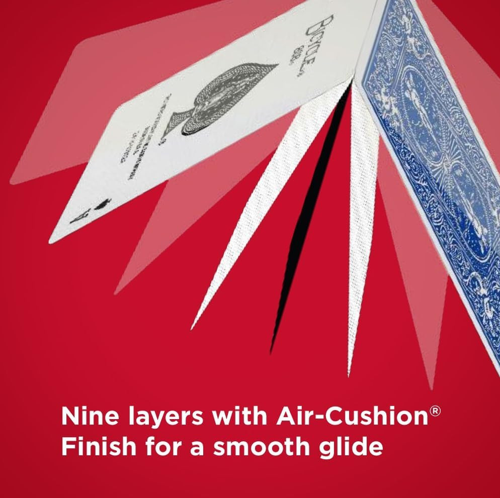 Rider Back Poker Playing Cards – Standard Index, Red & Blue, 2 Deck Pack Premium