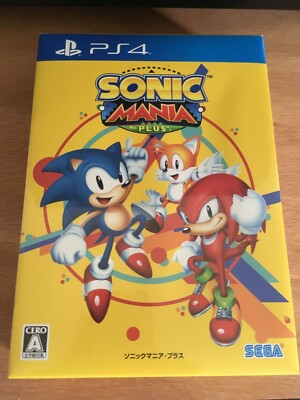 Sonic Mania Plus Limited Edition Japan PS4 *Brand new perfect condition*
