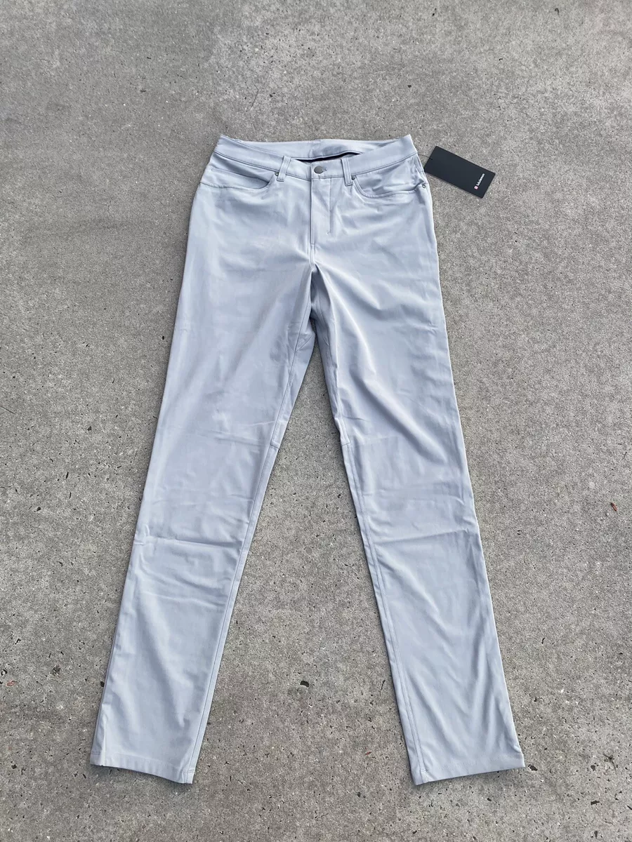 LULULEMON ABC Pant Relaxed 37L Men's Pants Size 30 Silver Drop NEW w/Tags  $128