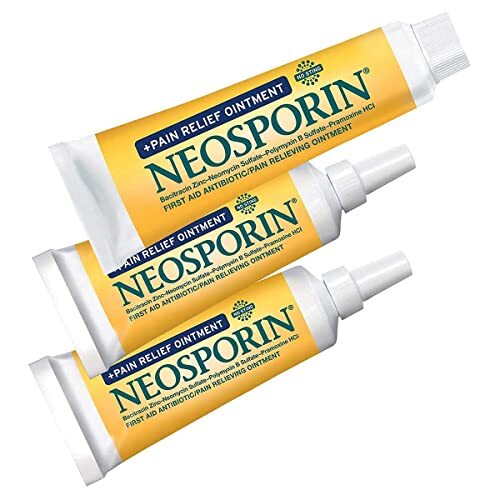 NEOSPORIN +Pain Relief Ointment First Aid Antibiotic Treatment 3 Pack Value Pack