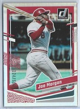 2023 Donruss Baseball #219 Joe Morgan /500 Career Stat Line Holo Foil Reds