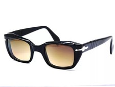 Persol 6155 Ratti Meflecto Vintage Sunglasses Man's Frame Black Acetat