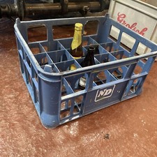 vintage Northern Diaries bottle crate Barn Find Man Cave Shop Display Home Bar