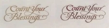 Mrs Grossman`s COUNT YOUR BLESSINGS  2000 Stickers Vintage 