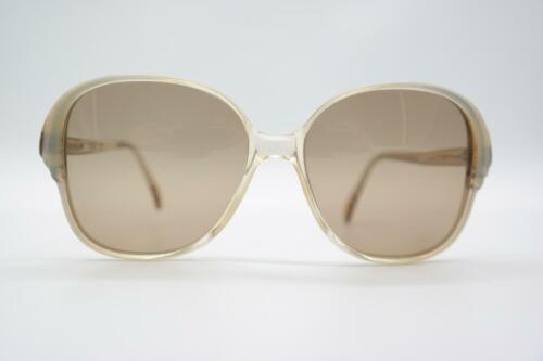 Vintage Menrad 746 Transparent Braun Oval Sonnenbrille sunglasses Brille NOS - Photo 1/6