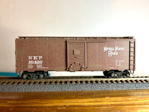 ATHEARN #????  N.K.P. Coche de caja 40' AAR #16426 con Kadees y H.O. desgastado 1:87 | Zustand: Used