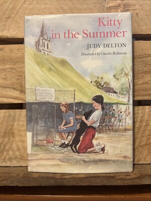 Kitty in the Summer by Judy Delton (1980 Hardcover DJ, 1st ed., ex-lib)