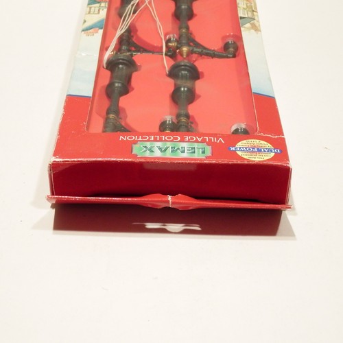 1996 Lemax Set of Four Village Collection 4" Victorian Street Lamps - *VTG *NIB - Picture 5 of 8