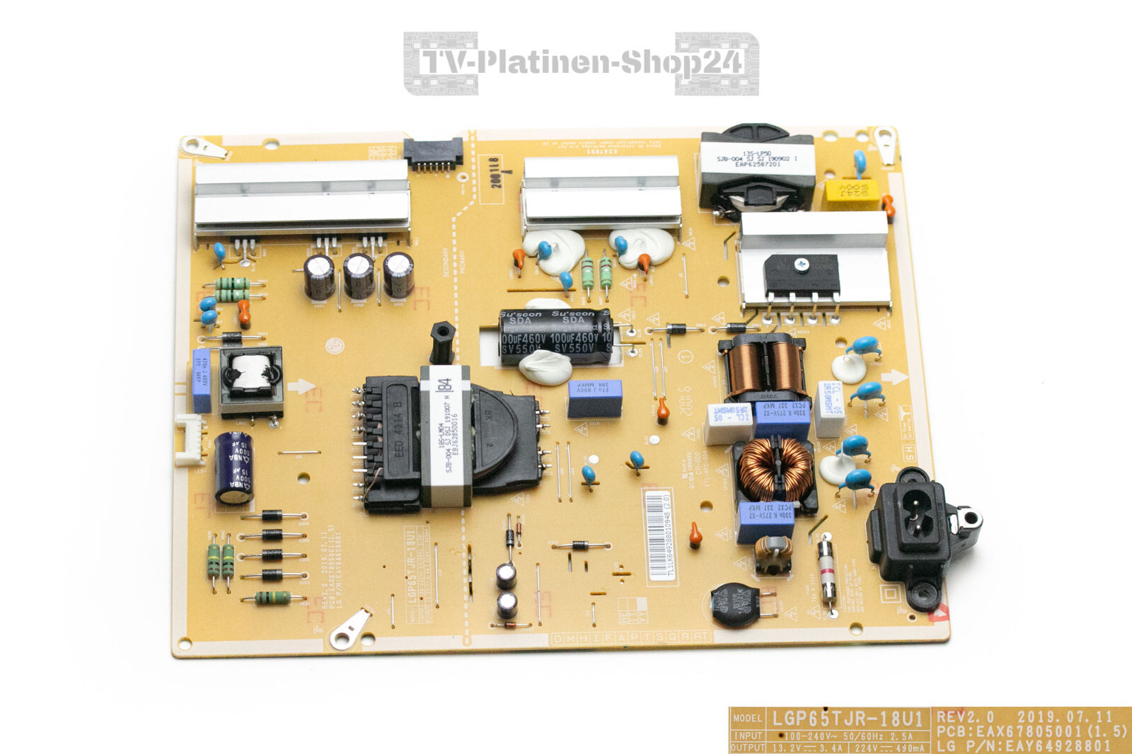 Thumbnail - Netzteil Eax67805001 (1.5) / Eay64928801 / Lgp65tjr-18u1 Aus Lg