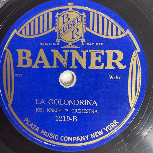 10" 78 RPM-Joseph Knecht's Orchestra-Just For Tonight/La Golondrina/Banner 1219 - Picture 3 of 4