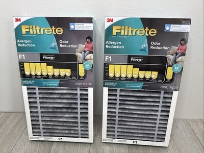 3M Filtrete Allergen Reduction Room Air Purifier Filter F1 LOT OF 2 Sealed