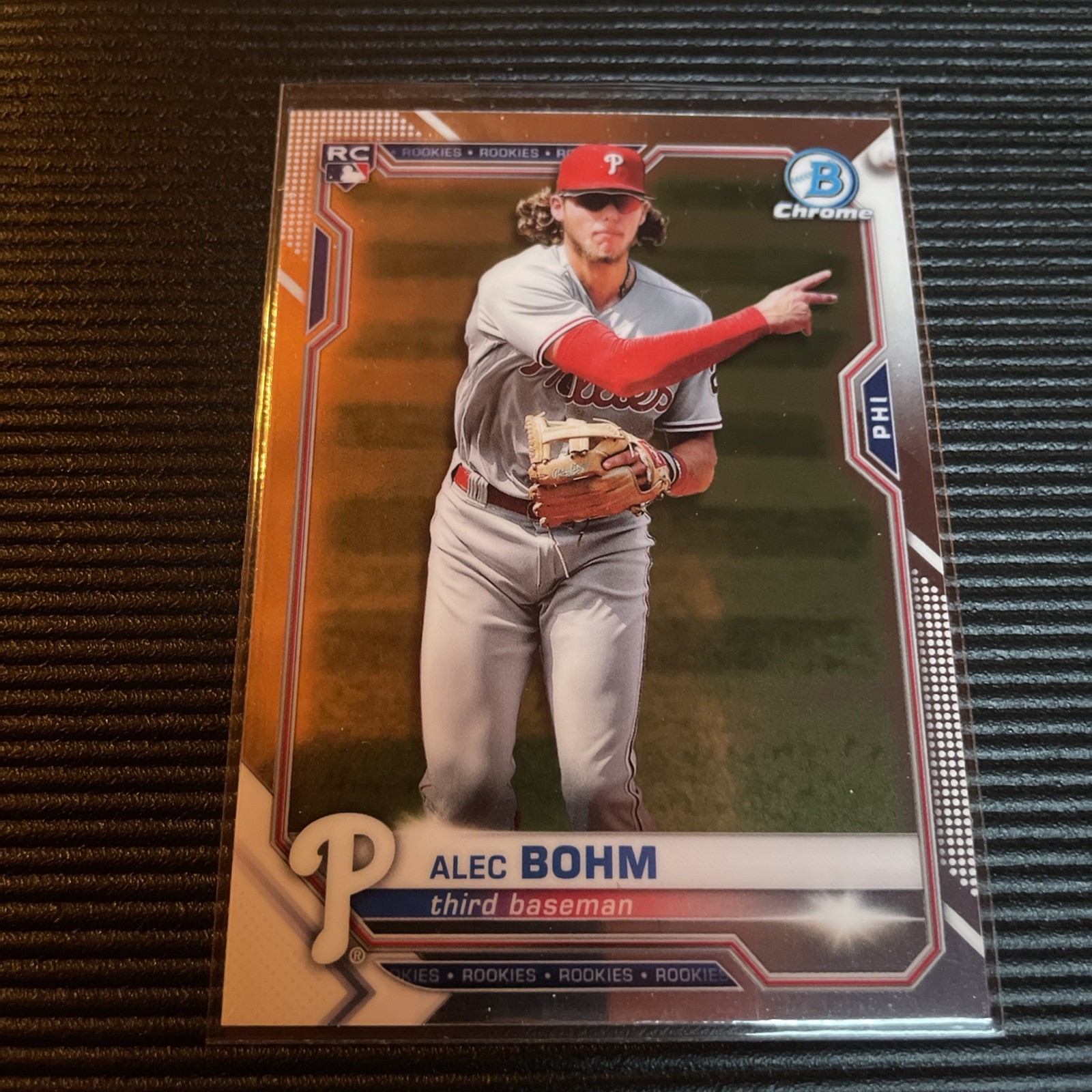 2021 Bowman Chrome Alec Bohm Rookie Card #94 RC Phillies