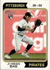2023 Topps Heritage Ji Hwan Bae #179 Pittsburgh Pirates 3E