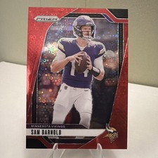 2024 Panini Prizm - Sam Darnold #185 Red Sparkle Prizm