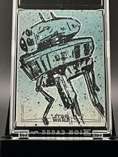 Topps Star Wars PROBE DROID Sketch Card by Zach Woolsey
