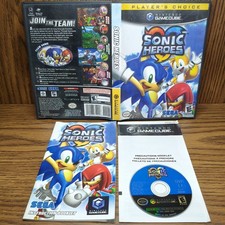 Sonic Heroes (Nintendo GameCube) CIB Authentic Rare Working Retro Gaming