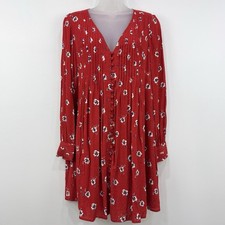 Sezane Joe Dress Women's 38 Floral NWT Boho Romantic Button Front Whimsical