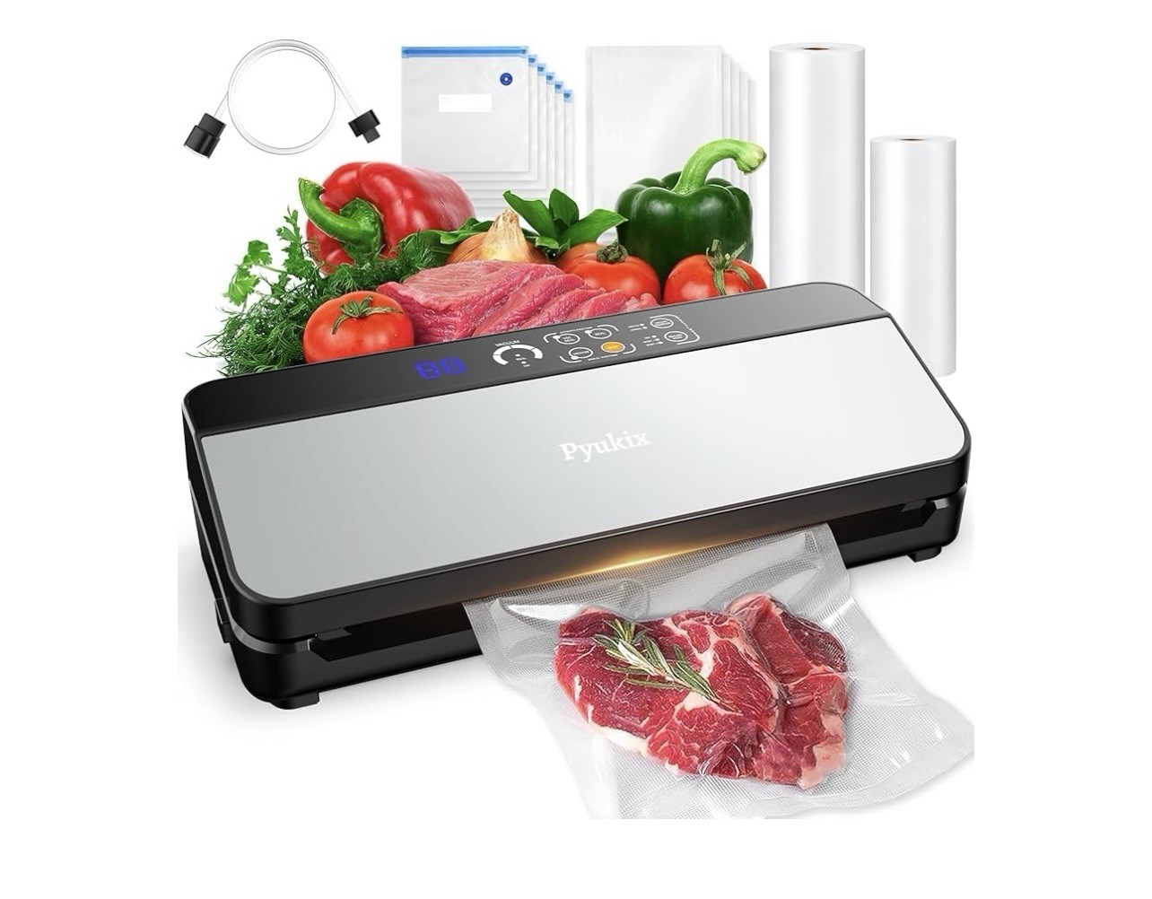 Vacuum Sealer Machine 80KPA 8-8 in-1 Automatic Food