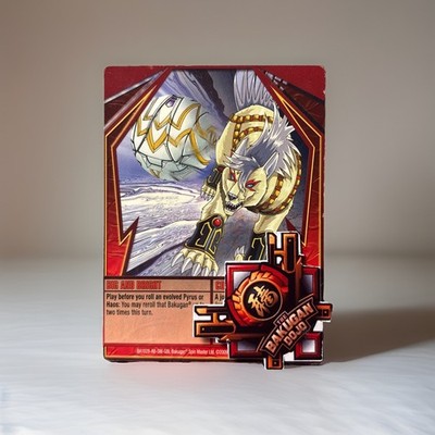 Bakugan Gundalian Invaders | Big and Bright   Red Ability Card | Haos Lumagrowl