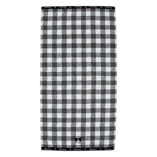 Kuromi Gingham Imabari Bath Towel - Thumbnail 4