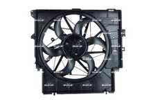 Engine Cooling Fan 12V Voltage With Radiator Fan Shroud For BMW X3 X4 NRF 470005