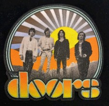 The Doors Patch Waiting For The Sun Embroidered Iron On 60s Rock N Roll