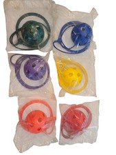 NEW Sports Skip Ball Ankle Toy for Kids, Pack of 6, Assorted Colors