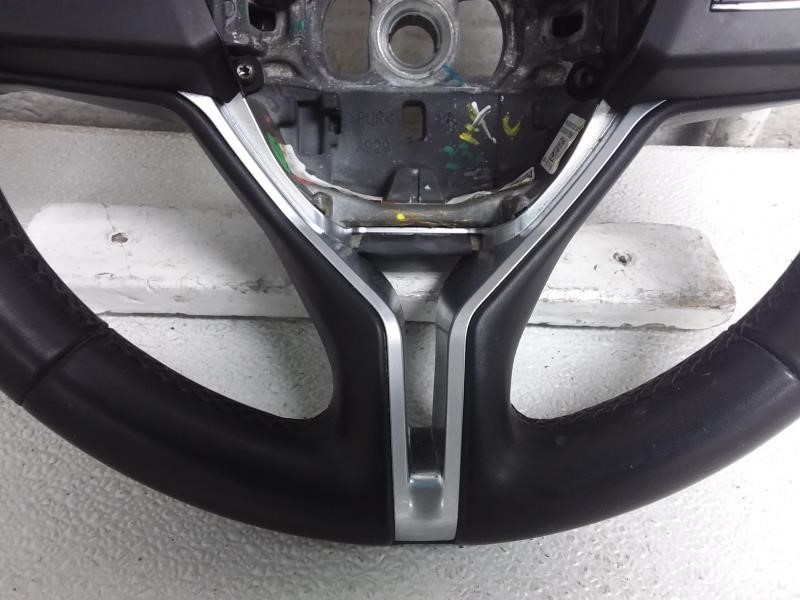 2017 MASERATI LEVANTE Black Leather Steering Wheel without Heat OEM 