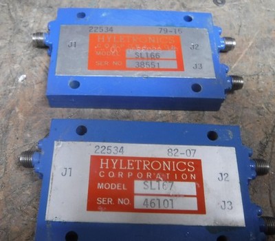 Hyletronics RF Microway Parts    LOT OF 2 KINDS   FREE SHIPPING