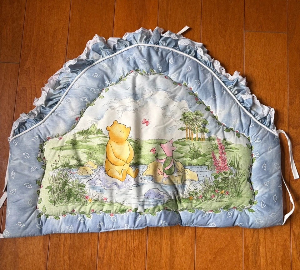 Juego de ropa de cama vintage de los 90 Disney clásico WINNIE THE POOH rojo calliope 1998 Foto 4 de 4