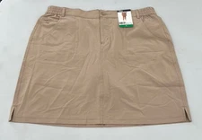 Tilley Women's Trek Skort, Tan, Size XL
