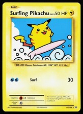 Surfing Pikachu 111/108 Secret Rare Evolutions Pokemon Card