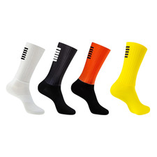 Mens Cycling Socks Anti Slip Silicone Unisex Bicycle Sport Running Size 38-45