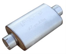 Pypes Muffler Race Pro Series Stainless 3.5 Center Inlet3.5 Center Outlet Ea