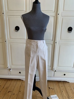 Hose Max Mara 36 S beige gerade geschnitten elegant zeitlos hochwertig