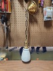 Vintage Antique Brass Hanging Ceiling Light — photo 5