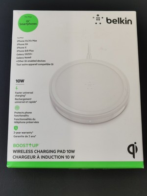 Belkin Boost Up Wireless Charging Pad 10W, Weiß   drahtlos Qi ''wie neu''