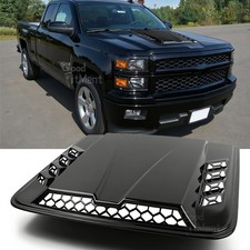 For Chevy Silverado 1500 Lt Louver Hood Vent Scoop Scoop Cover Air Flow Intake
