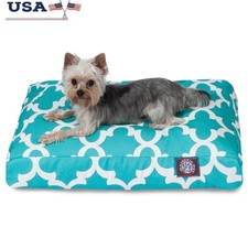 Rectangle Dog Bed Washable Non Slip Comfy Pet Bed W/ Removable Cover Indoor Use