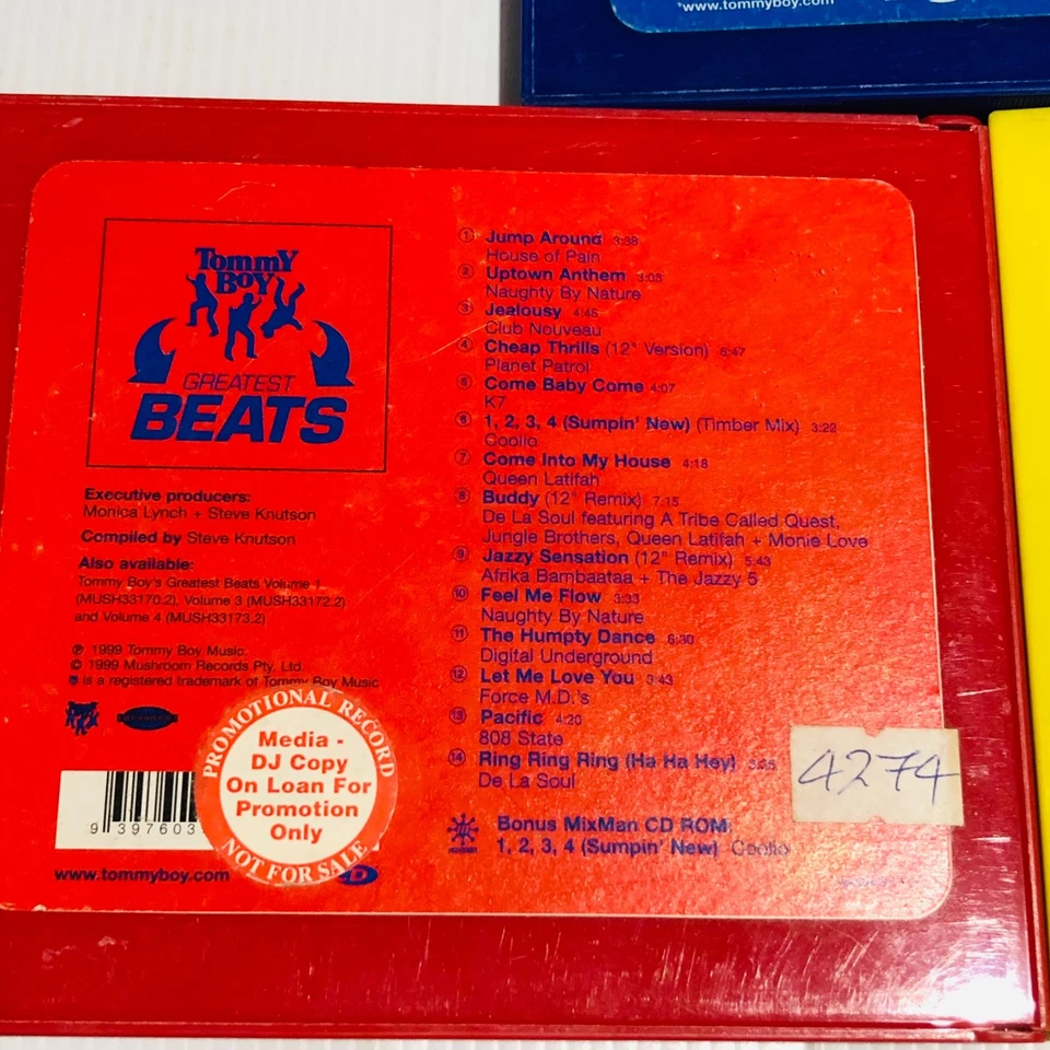 Tommy Boy Greatest Beats 1981-1996 CD Volume 1 2 3 - Image 3 of 4